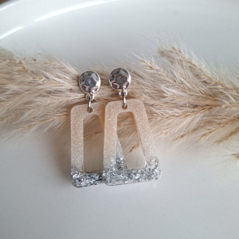 Nude || Rechthoekig & Zilver